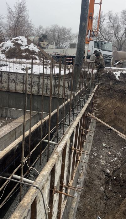 Фундамент құямыз Заливка фундамент