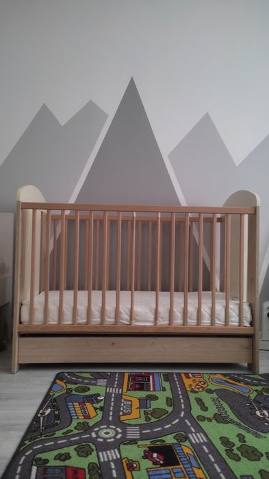 Дървена бебешка кошара 120*60