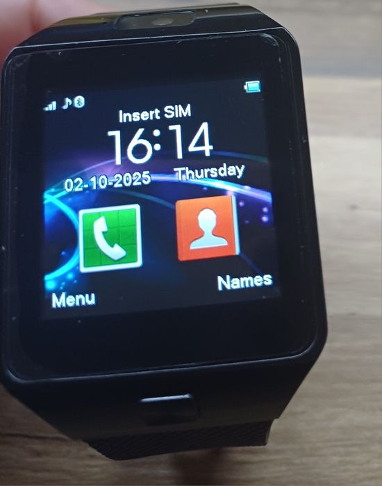 Смарт часовник DZ09 мъжки черен цвят