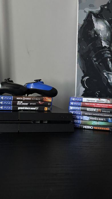 PS4, Телевизор 50”, топ игры, полный сет