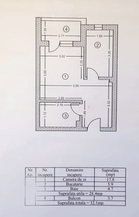 Garsoniera Aparatorii Patriei -bloc nou- PROPRIETAR