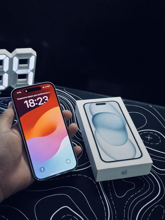 Iphone 15 blue, 128gb