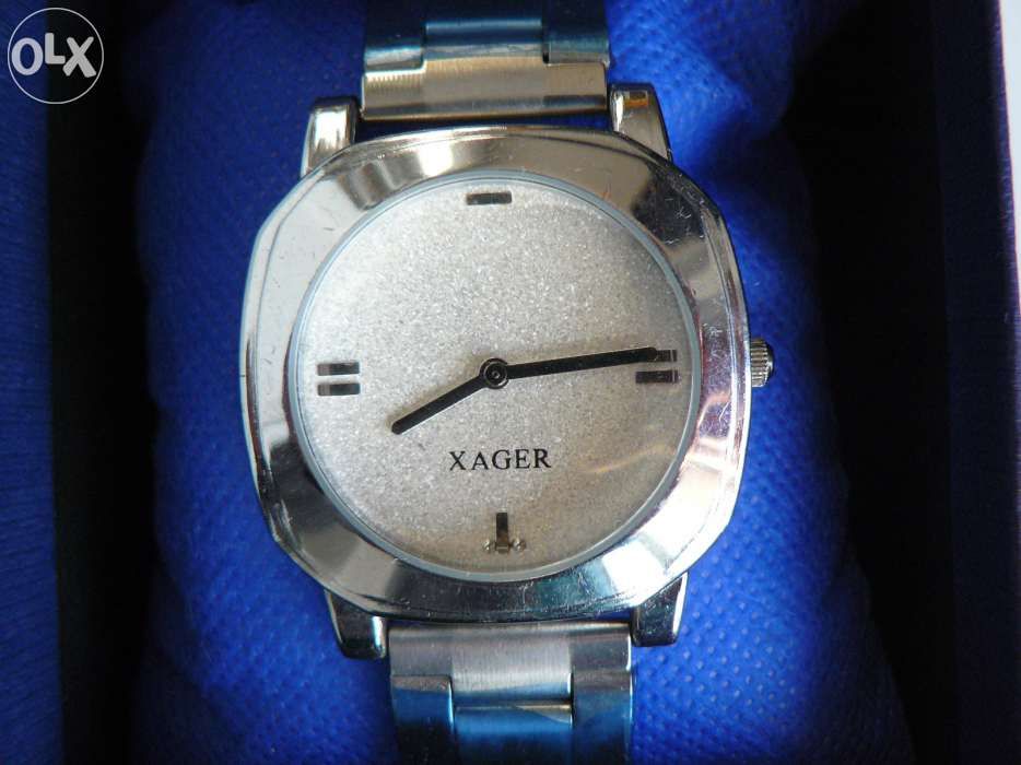 Ceas Barbati Cu Bratara Metalica "XAGER" Mecanism Quartz