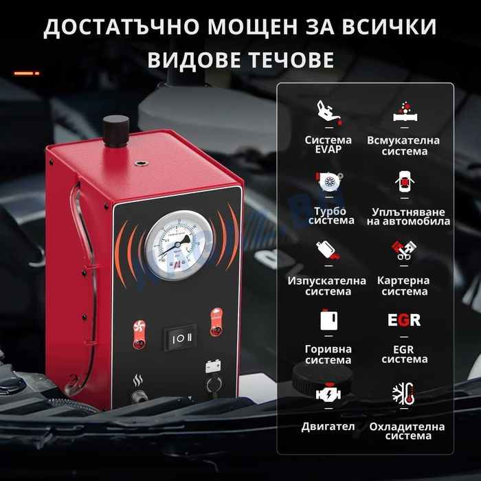 Пушек Машина За АвтоДиагностика/ДимоГенератор/ ANCEL S200 /Тест Турбо