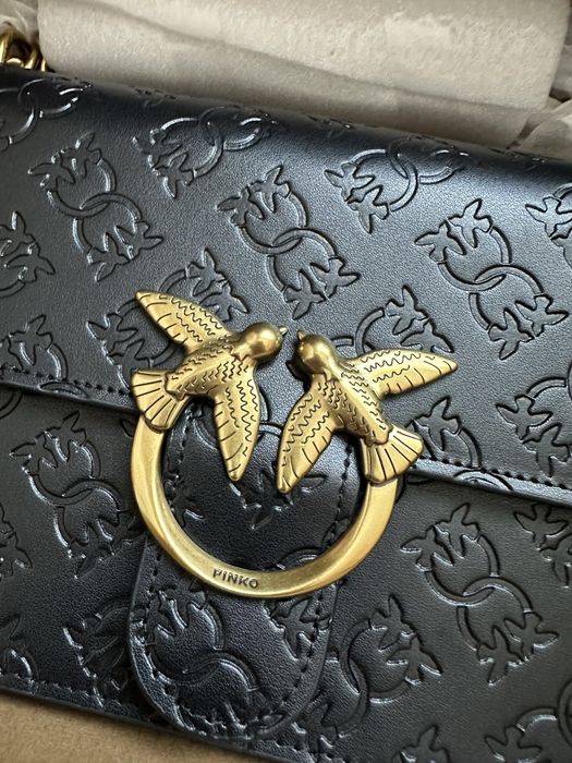 PINKO Love One Classic Dc – оригинална кожена чанта | НОВА | Код: 106