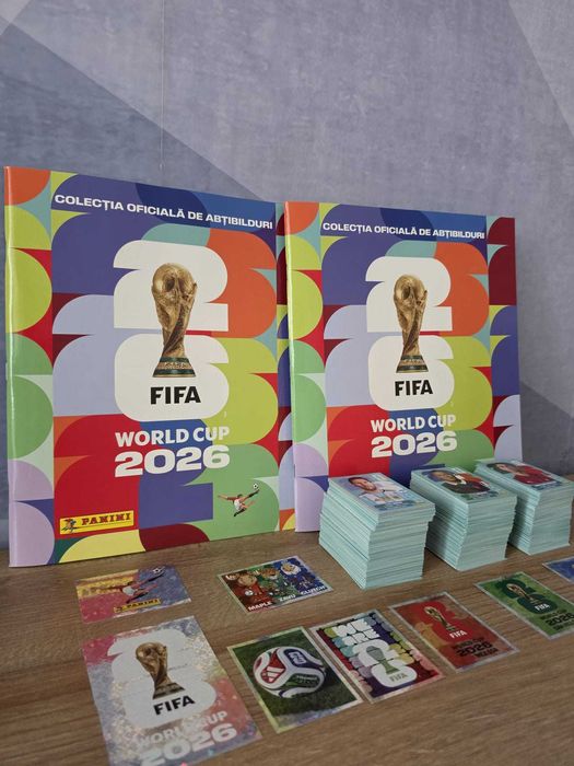 Panini World Cup 2026 Set complet nelipit + album softcover | Stare Mint