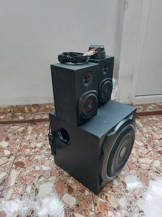 Boxe 2.1 SpeedLink Carbon RGB 60W, Bluetooth, Subwoofer activ, sateliti