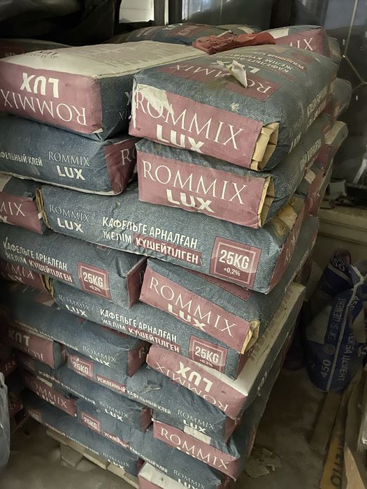 Rommix lux кафельный клей