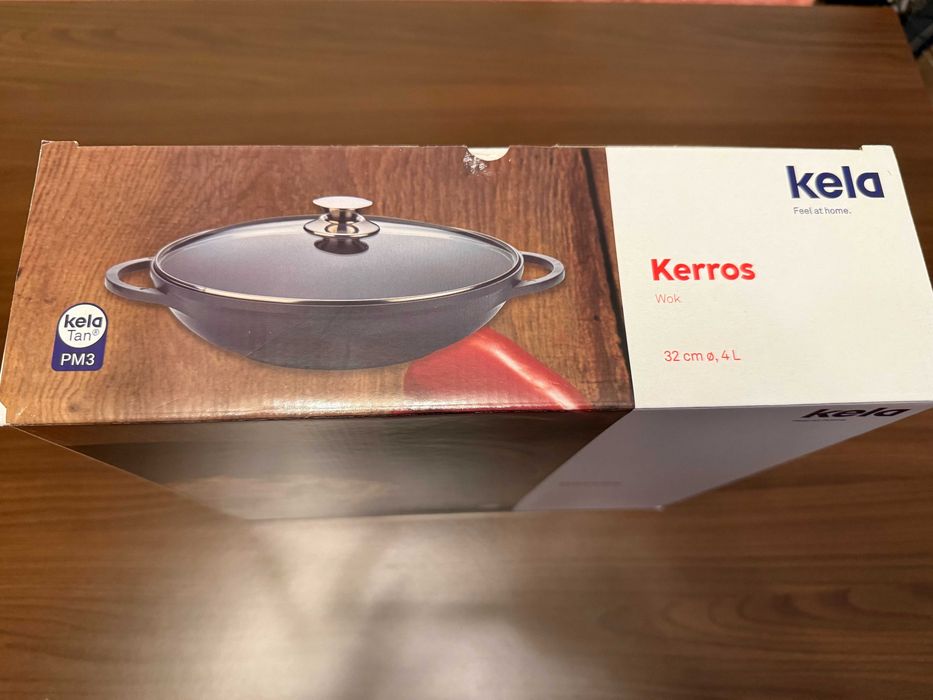 KELA Wok cu capac 32 cm KERROS