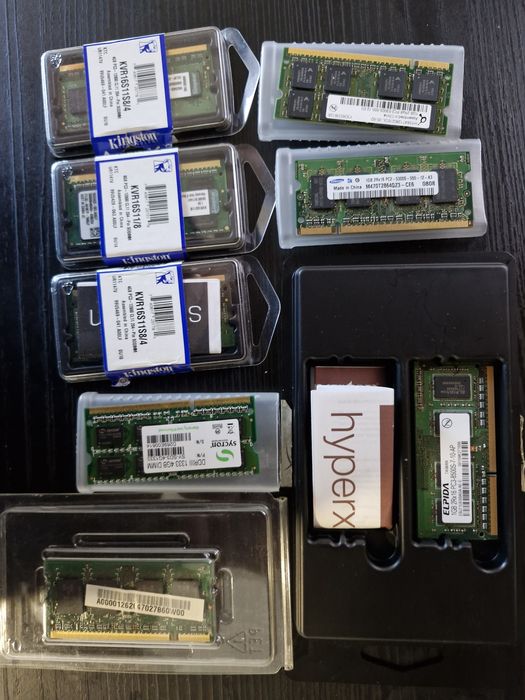 Lot Memorii RAM Laptop DDR3 - 8GB și 4GB (Kit-uri Kingston & Syncron) + Bonus