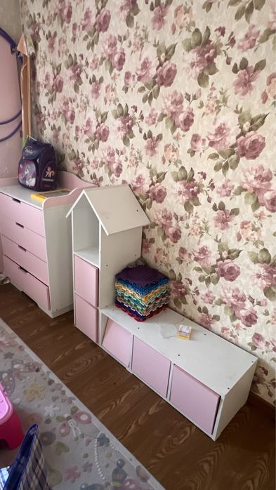 Кровать детский 2 штук для девочек