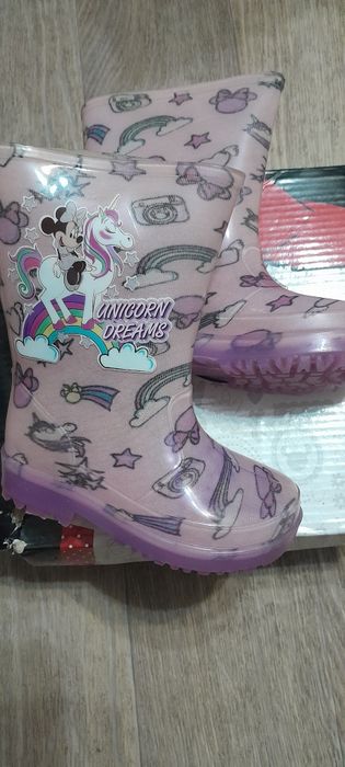 Резиновые сапожки для девочки