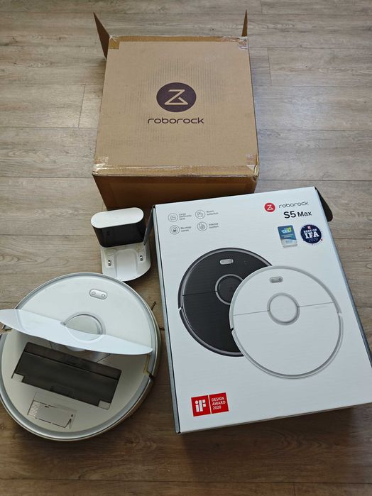 Робот прахосмукачка Xiaomi Roborock S5 Max (бонус)