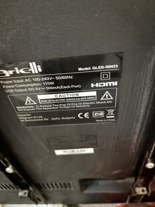 Smart tv arielli 50’