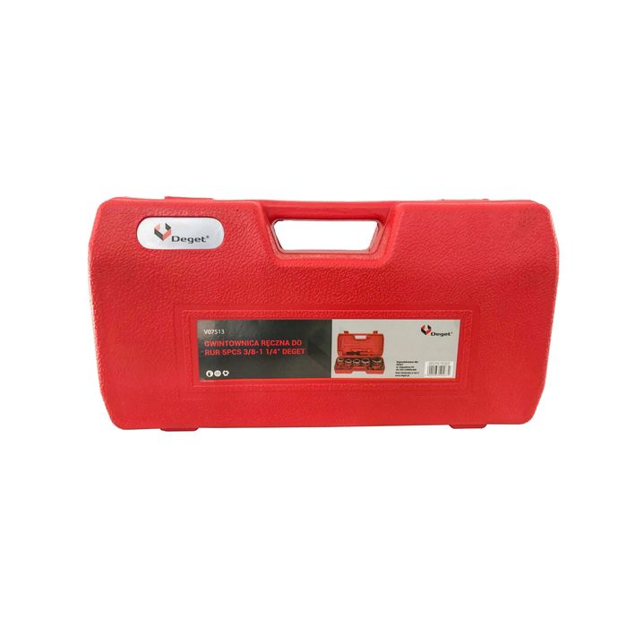 Trusa filetat tevi 3/8", 1/2", 3/4", 1", 1-1/4", 5 piese, Verke