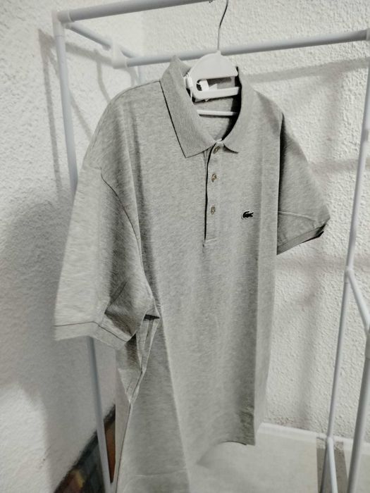 Tricou Polo Lacoste gri mărimea M