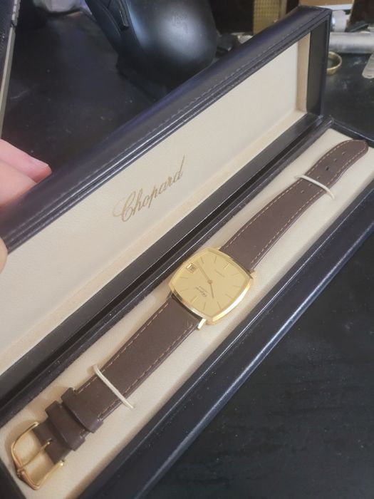 Chopard aur 18k automatic microrotor cal 2-66 cu rotor aur 24k