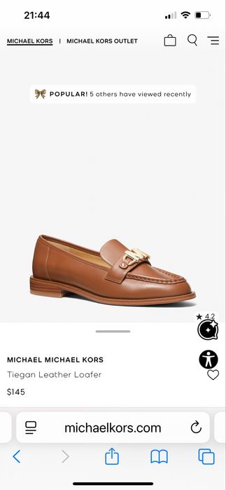 Лоферы michael kors