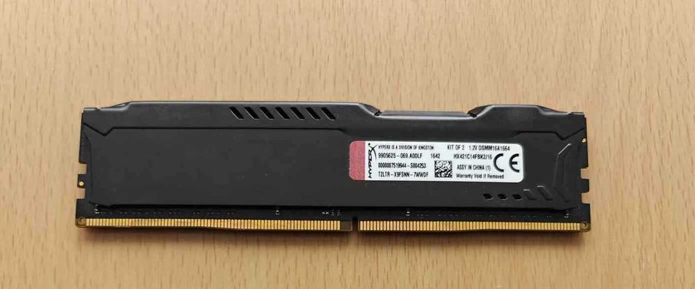 Memorie PC 8GB DDR4 HyperX Fury Black 2133MHz CL14