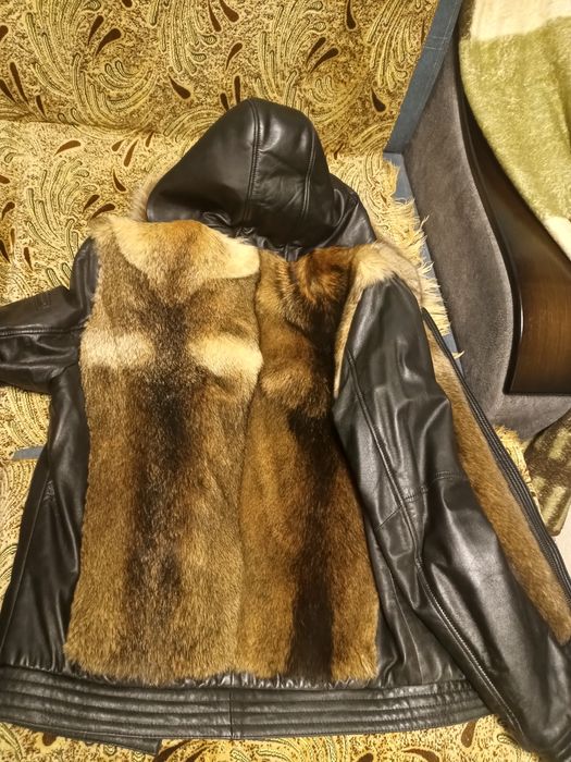 Натуральная кожа волк