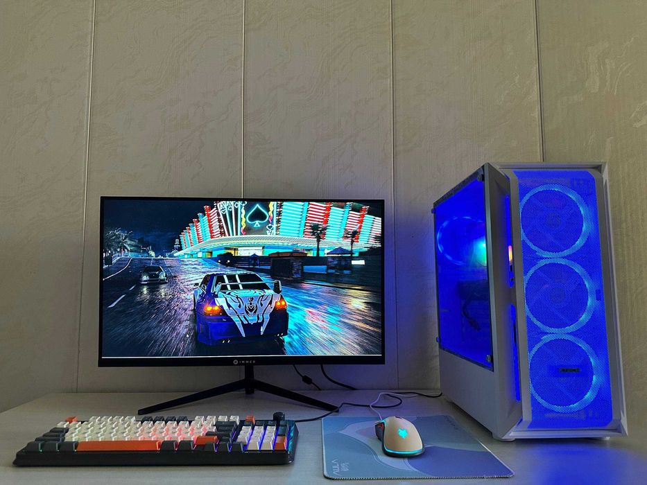 Игровой компьютер/Готовый полный комплект-RX 5500 XT DDR6 8GB/SSD 1 tb