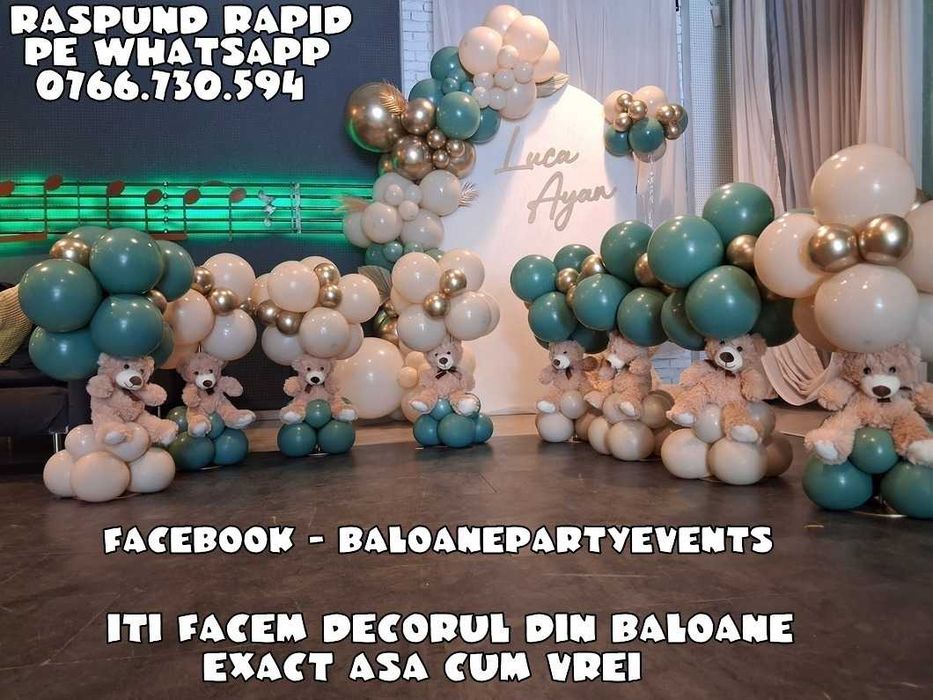 Arcada baloane majorat Decor aniversare/zi nastere/gender reveal / Panou foto 18 ani Photocorner botez