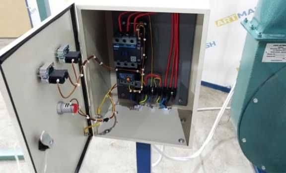 Moara industriala de cereale cu ciclon si aspirator 22 kW