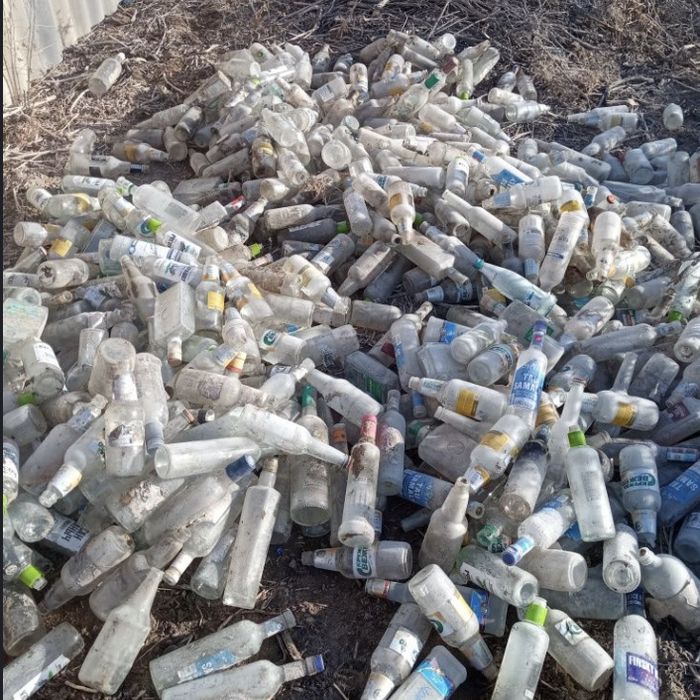 Примем бутылок прозрачных