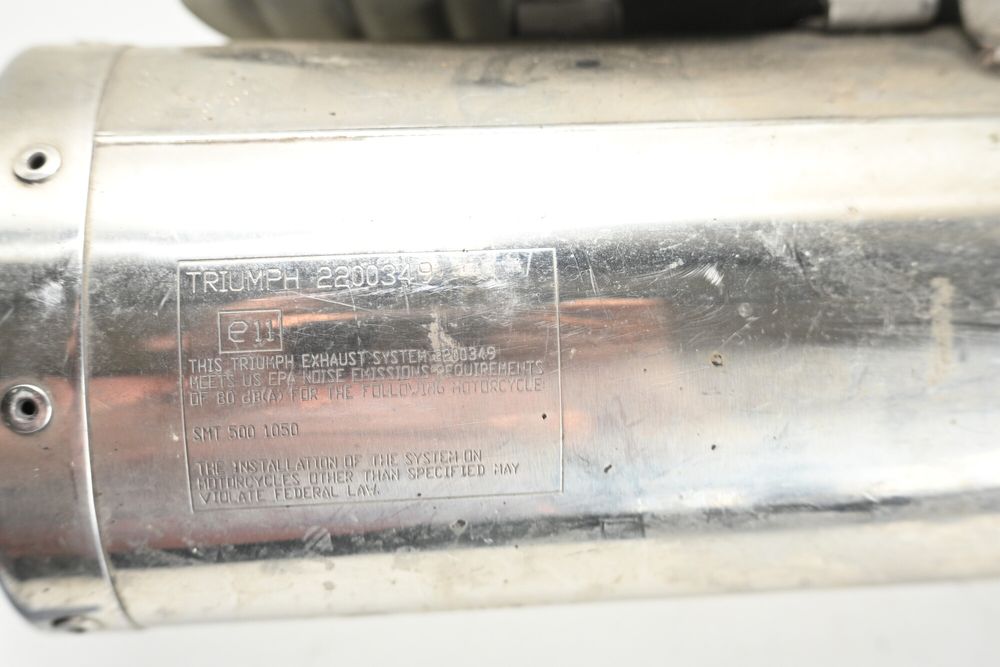 Triumph 1050 Speed Triple 2005 2007 Evacuare dubla silencer