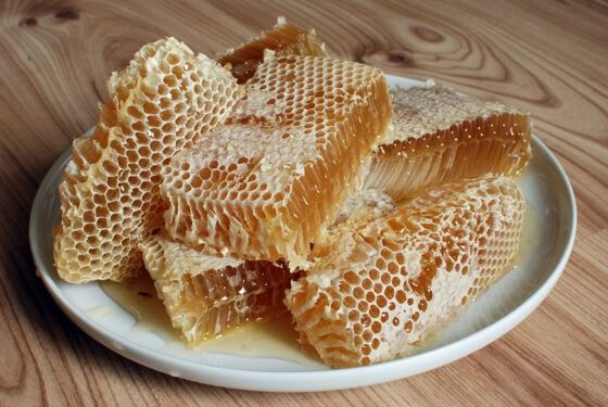 Сотовый мёд. Мёд в сотах. Асал.