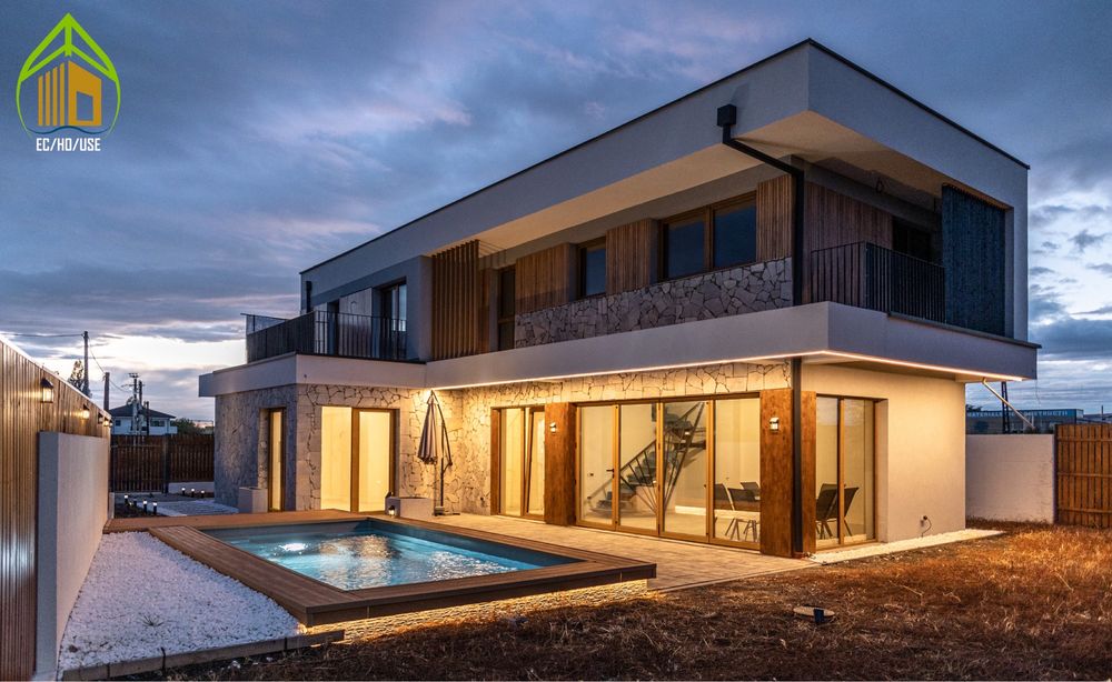 Casa Vila  cu gradina si piscina individuala ,direct Dezvoltator, Pret Promotional