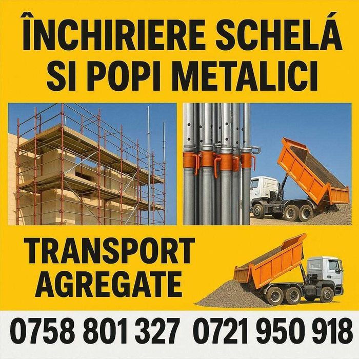 Popi Metalici de Inchiriat - Bucuresti/Ilfov/Giurgiu