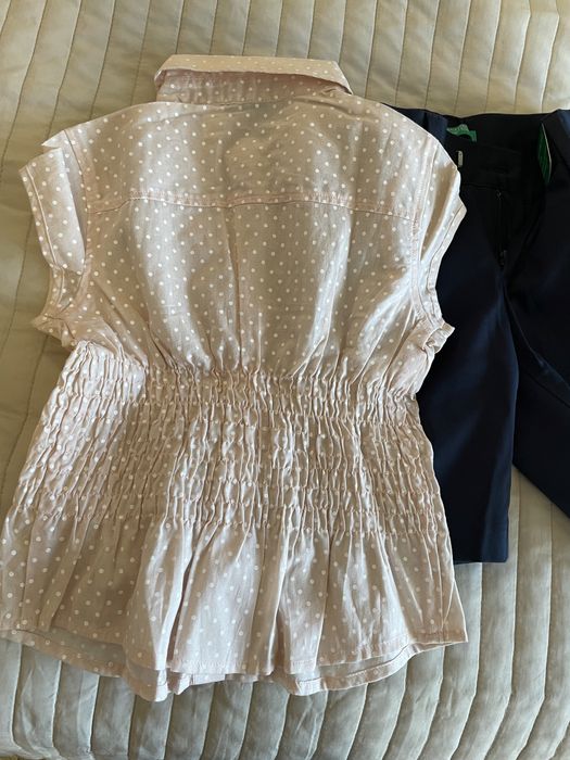 Costum bluza pantaloni scurti, United Colors of Benetton, 4-5 ani, XS