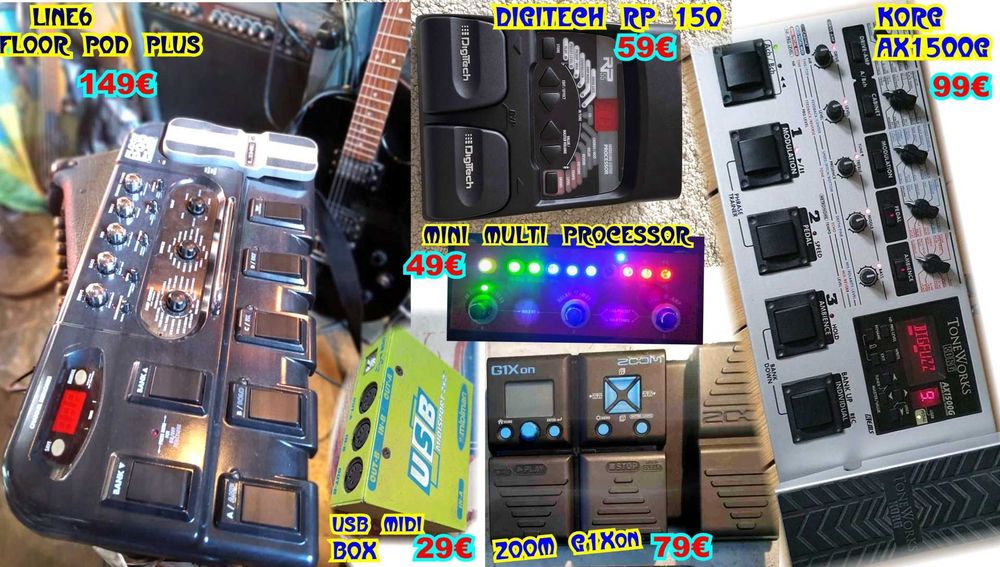 Процесор, мулти ефект за китара, бас, микрофон, инструмент, СУПЕР ЦЕНА