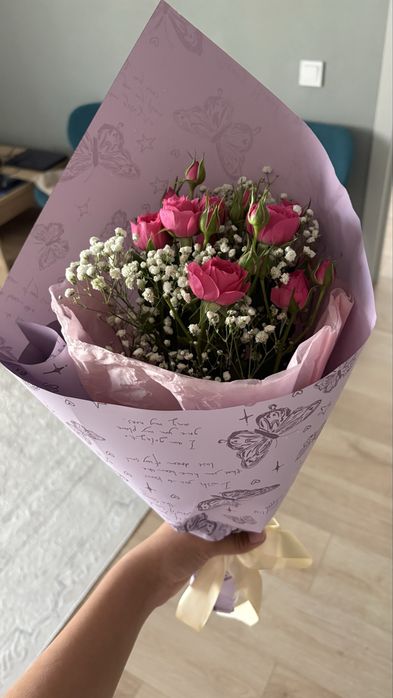 Свежие красивые букетики