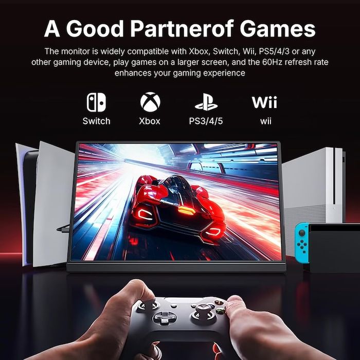 Monitor portabil 15.6” Full HD – USB-C / HDMI – ca nou