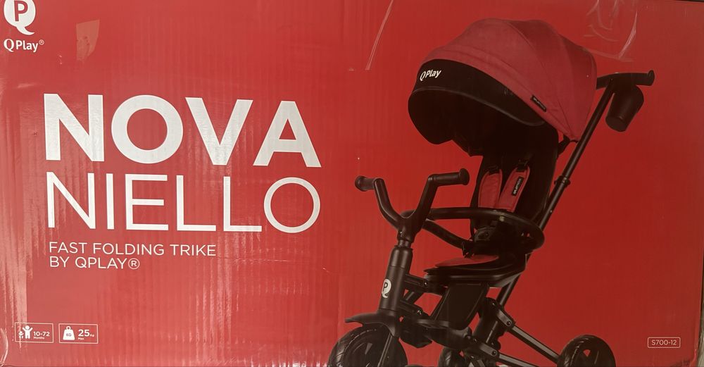 Детский трехколёсный велосипед QPLAY NOVA NIELLO