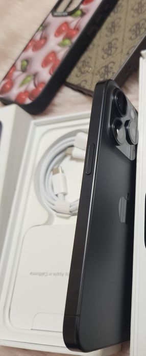 Iphone 15 pro negru 128GB, full box