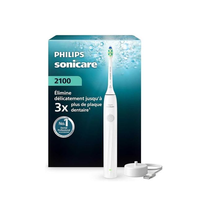 Philips Sonicare 2100 HX4044/41 звукова електрическа четка за зъби, бяла