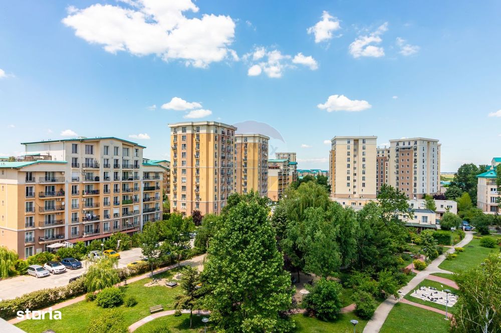 Apartament cu 4 camere de vanzare in Cosmopolis, parcare, terasa 50 mp