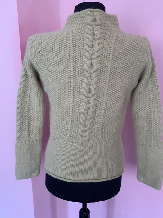 Бежов пуловер Alberta Feretti -ангорска вълна