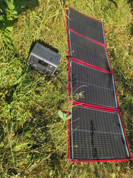 Bluetti EB3A Power Station+Panou Solar Dokio