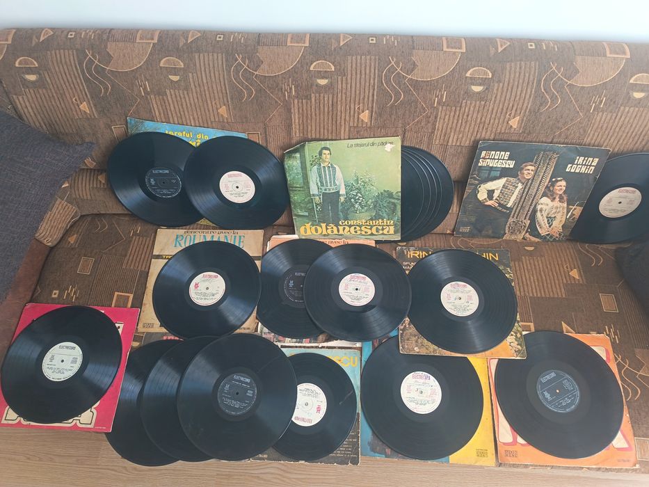 Colecție  discuri vechi muzica