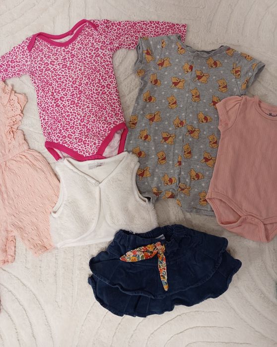 Лот бебешки дрехи 74 размер за момиченце