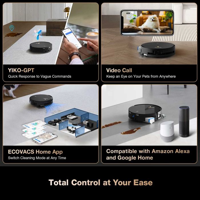 Ecovacs DEEBOT X8 PRO OMNI - прахосмукачка робот