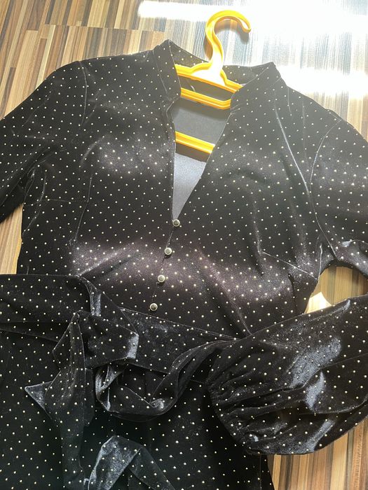 Рокля Зара Със Златисти топченца