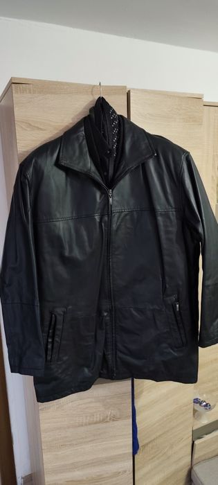 Geacă de piele mărime mare