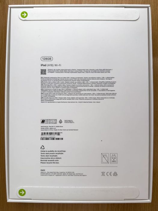 iPad A16 неразопакован