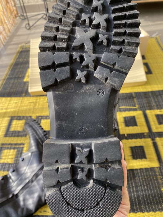 Cizme lungi din piele