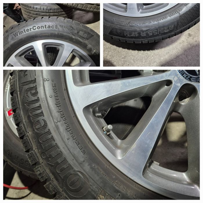 4бр. 225/55/17 Continental Winter Contact TS850P зимни гуми